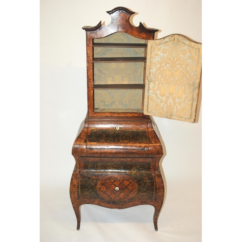 822 - An Italian walnut ladies writing bureau