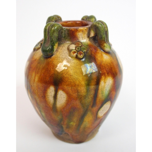 106 - *WITHDRAWN* A Chinese Tang style tri-coloured small vase