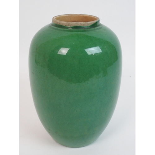 128 - A Chinese sang de beouf baluster vase