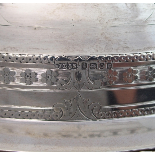 164 - A Victorian silver entree dish