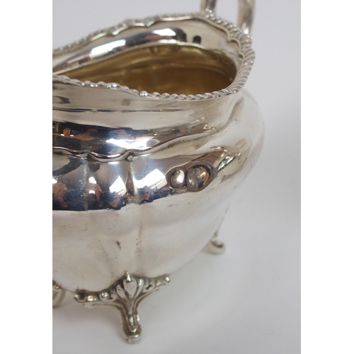 169 - A four piece silver tea service