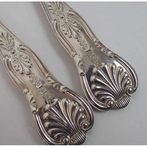 170 - A matched suite of silver cutlery