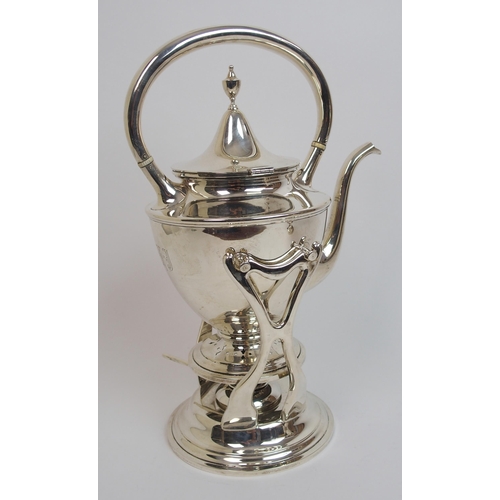 171 - An American three piece Sterling silver coffee service