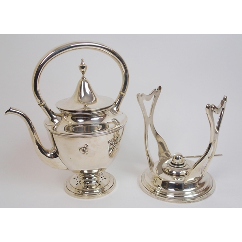 171 - An American three piece Sterling silver coffee service