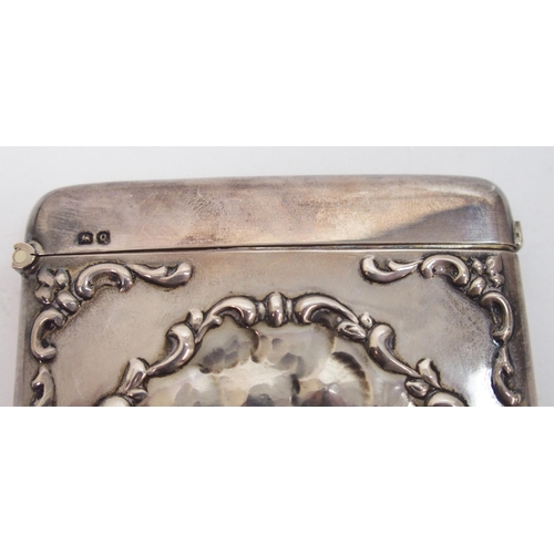 173 - A silver card case