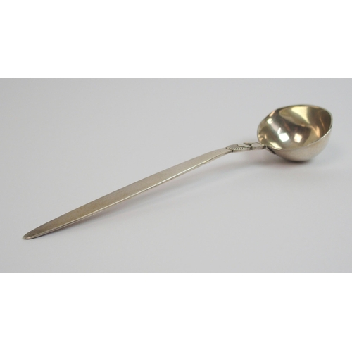 184 - Georg Jensen  a Sterling silver cream ladle