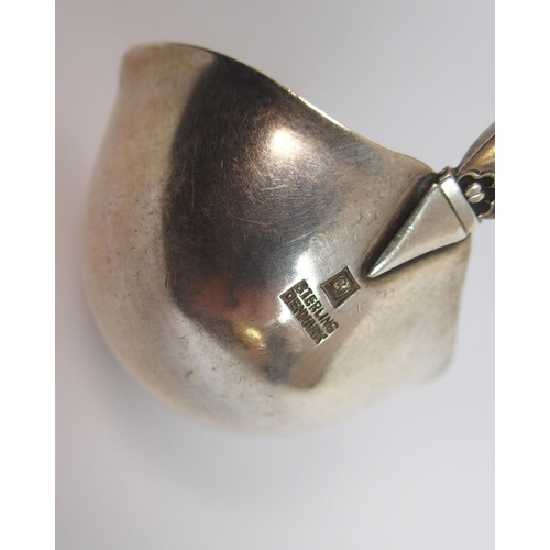 184 - Georg Jensen  a Sterling silver cream ladle