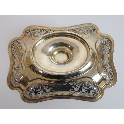 200 - A silver sweet dish