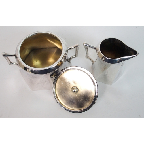 203 - A German four piece 800 silver coffee service