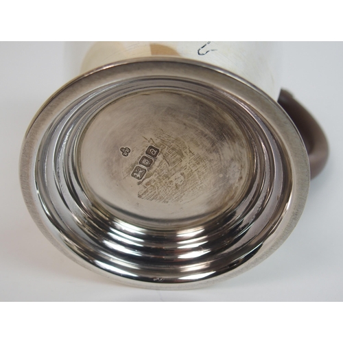 206 - A four piece silver tea service