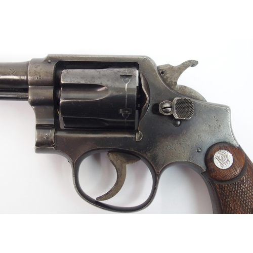 252 - A de-activated Smith and Wesson six shot .38 calibre revolver