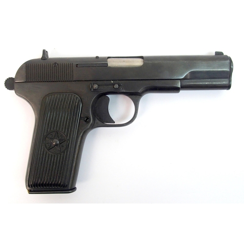 253 - A de-activated Tokarev 7.62mm calibre semi-automatic pistol