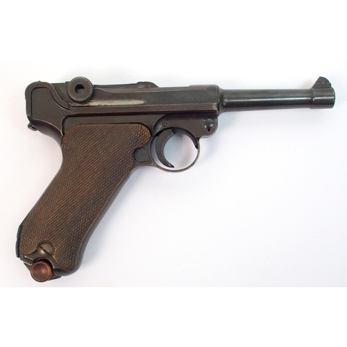 254 - A de-activated Luger PO8 9mm calibre semi-automatic pistol