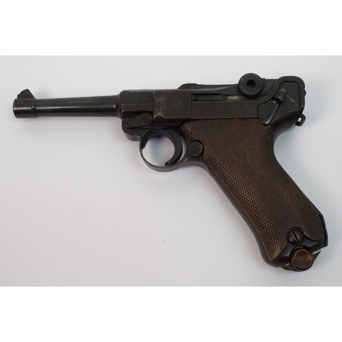 254 - A de-activated Luger PO8 9mm calibre semi-automatic pistol