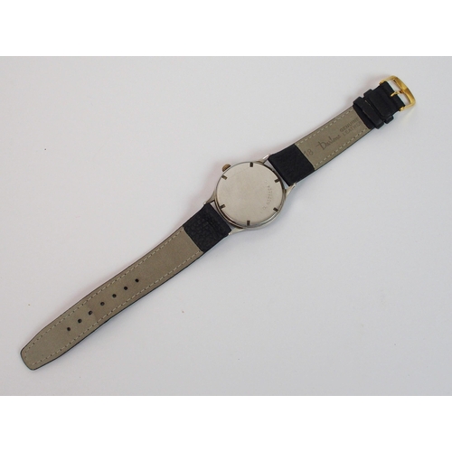 256 - A gentleman's stainless steel German Military wristwatch circa 1942