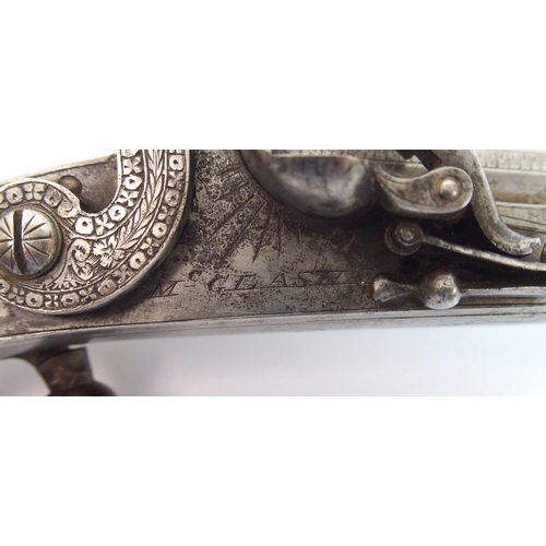 260 - A Scottish Flintlock 18th Century all steel belt pistol by McGlashan of Perth