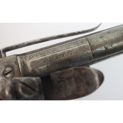 260 - A Scottish Flintlock 18th Century all steel belt pistol by McGlashan of Perth