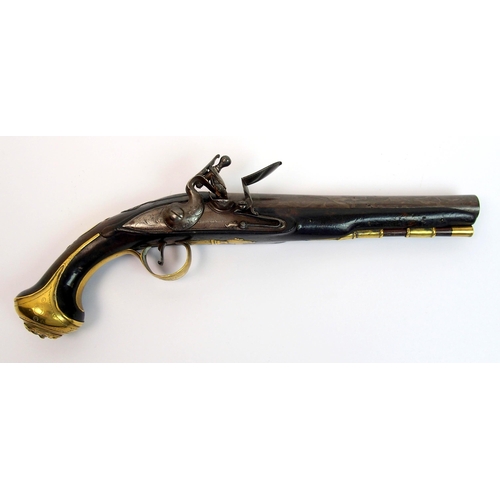 265 - An 18th Century Flintlock pistol by Hutchinson