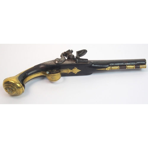 265 - An 18th Century Flintlock pistol by Hutchinson