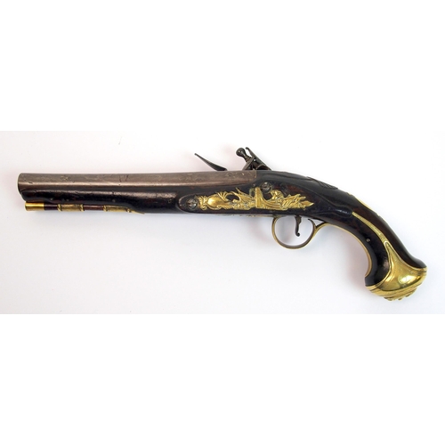 265 - An 18th Century Flintlock pistol by Hutchinson