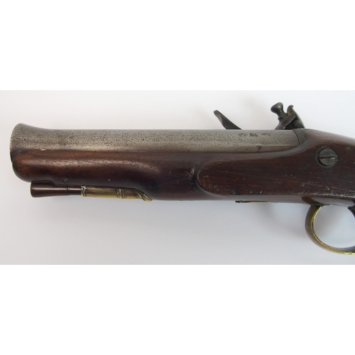 266 - An English late 18th / early 19th Century Flintlock short barrel blunderbuss by Robinson & Company