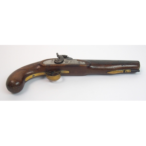 270 - A 19th Century tower percussion pistol