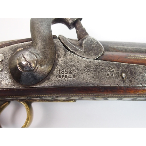 271 - A 19th Century Enfield percussion pistol