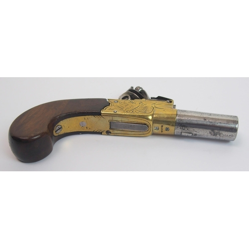 272 - An 18th Century Flintlock pocket pistol