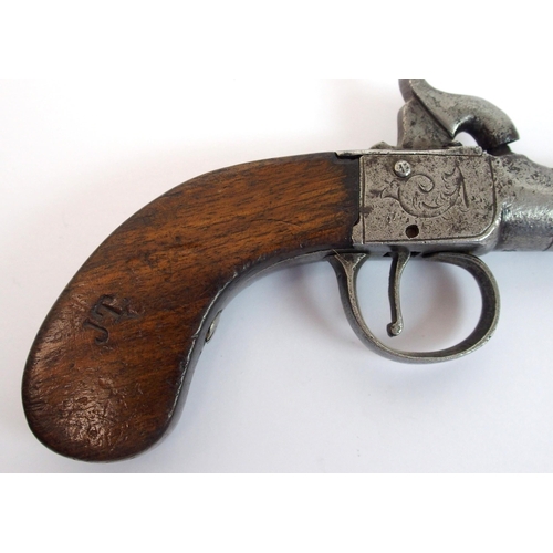 279 - A 19th Century percussion pocket pistol