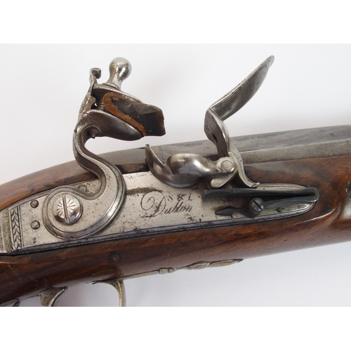 283 - An 18th Century Flintlock pistol by S and I Dutton of Liverpool