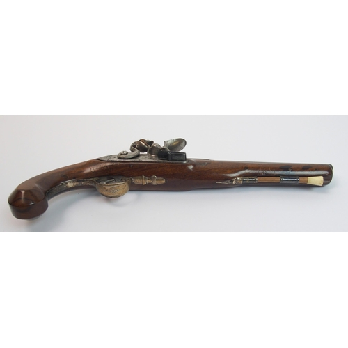 283 - An 18th Century Flintlock pistol by S and I Dutton of Liverpool