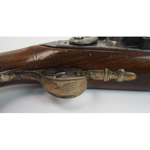 283 - An 18th Century Flintlock pistol by S and I Dutton of Liverpool