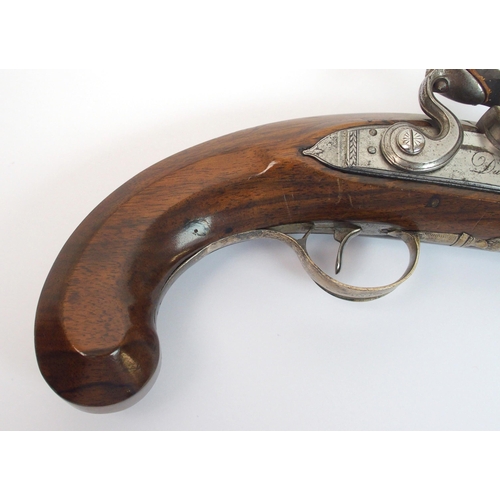 283 - An 18th Century Flintlock pistol by S and I Dutton of Liverpool