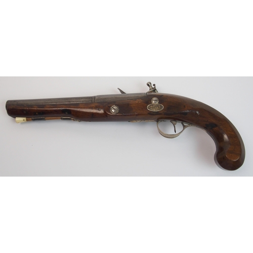 283 - An 18th Century Flintlock pistol by S and I Dutton of Liverpool