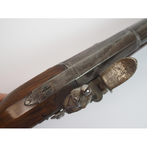 283 - An 18th Century Flintlock pistol by S and I Dutton of Liverpool