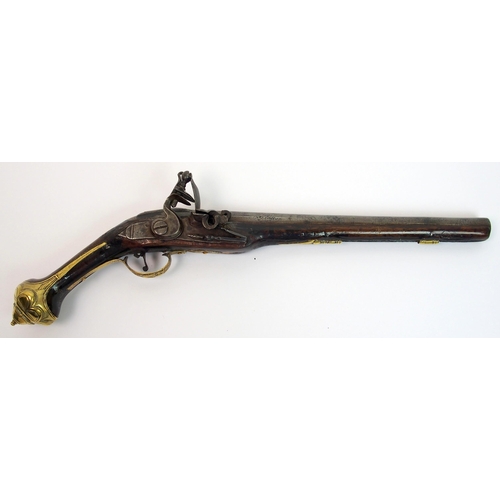 285 - A Flintlock pistol made for the Turkish market