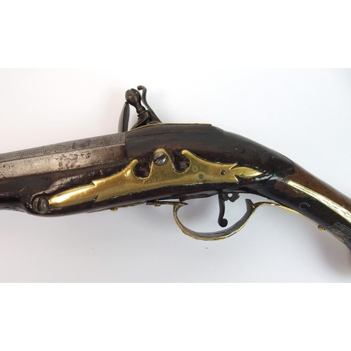 285 - A Flintlock pistol made for the Turkish market