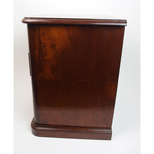 302 - A Victorian mahogany miniature chest