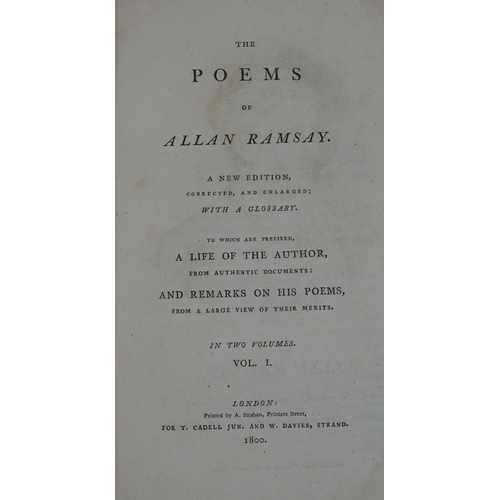 311 - Ramsay (Allan)  The Poems of  A New Edition