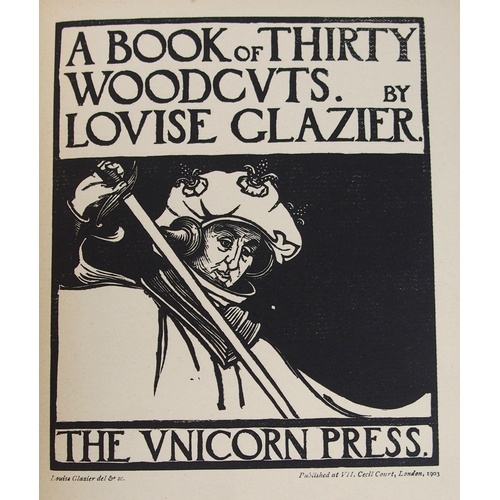 325 - Louise Glazier  A Book of Thirty Woodcuts