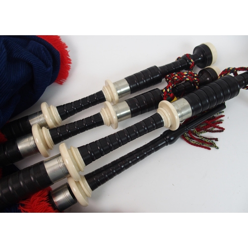 332 - A set of David Naill bagpipes