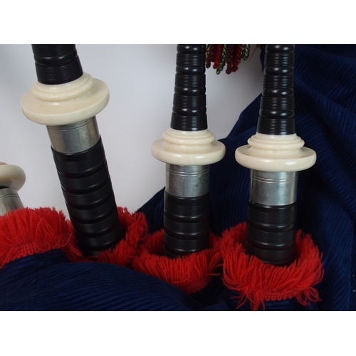 332 - A set of David Naill bagpipes