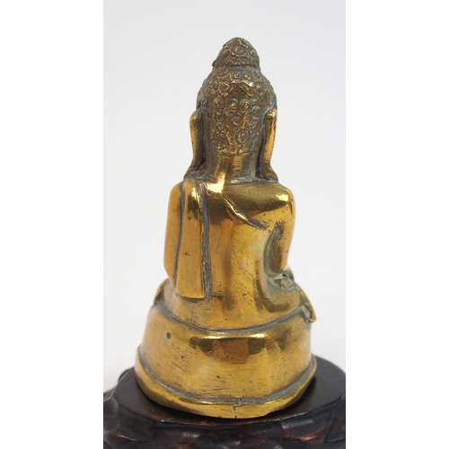 65 - A Tibetan bronze table bell