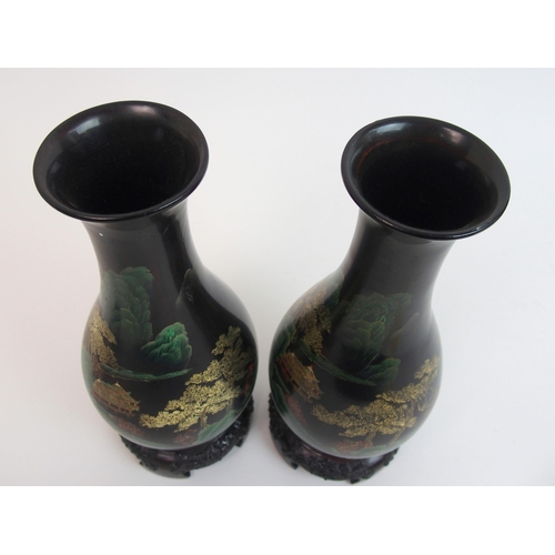 70 - A Chinese porcelain baluster vase