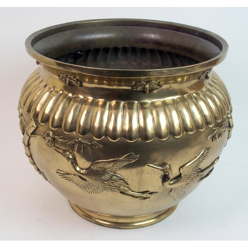 72 - A Chinese bronze jardiniere