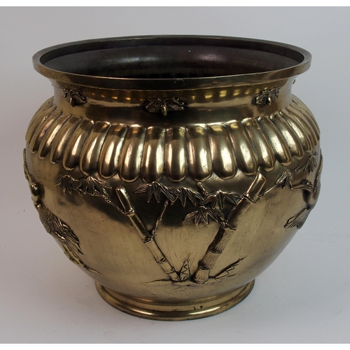 72 - A Chinese bronze jardiniere