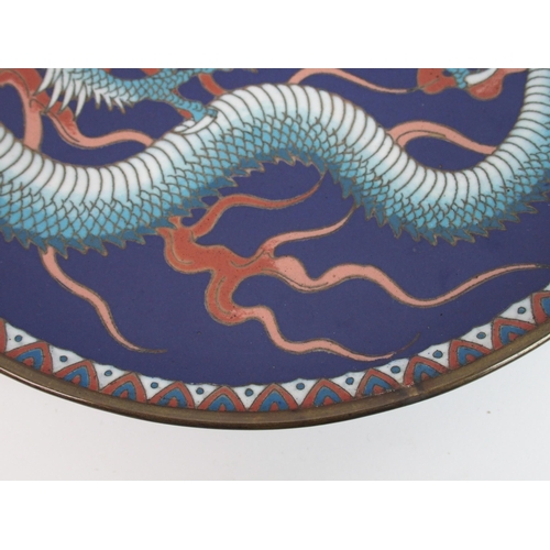 75 - A pair of cloisonne plaques