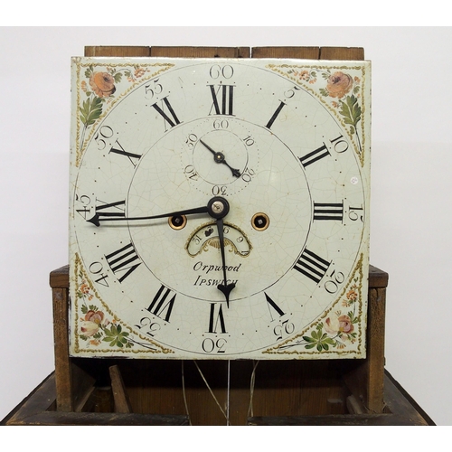 802 - A 19th Century oak longcase clock