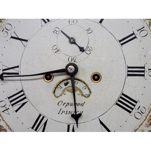 802 - A 19th Century oak longcase clock