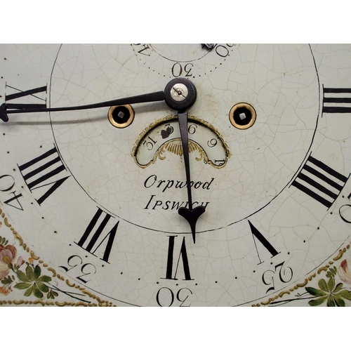 802 - A 19th Century oak longcase clock